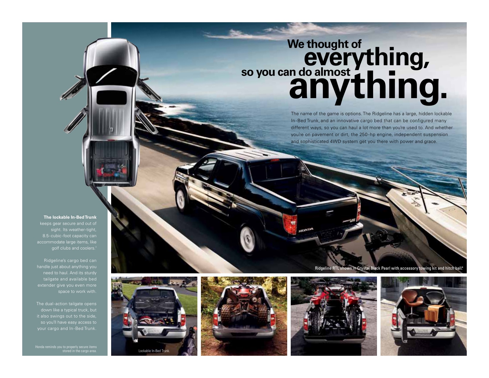 2012 Honda Ridgeline Brochure Page 2